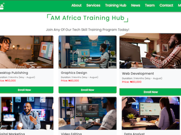 AM Africa Website