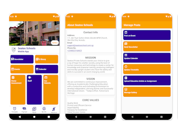 Seatos Schools App